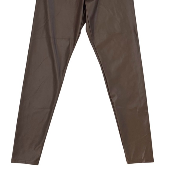 Lulus Rock Music Chocolate Brown Vegan Leather
Leggings, Size M, NWT - Picture 8 of 10